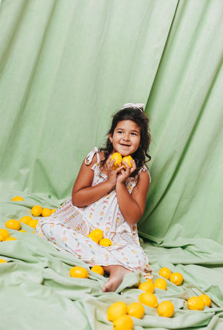 Lemon Lullaby Tier Twirl Dress