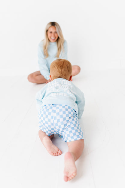 Bubs Blue Crewneck