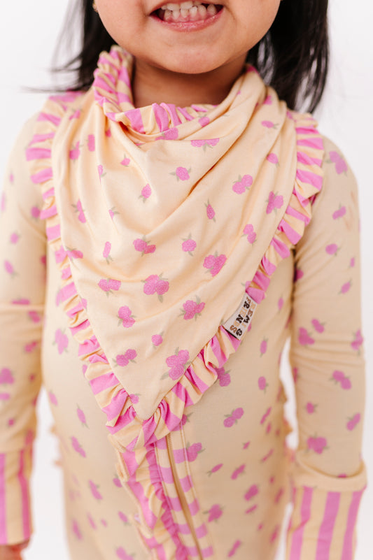 Buttercream Blossoms Ruffle Bib