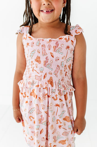 Coastal Cowgirl Smocked Dress