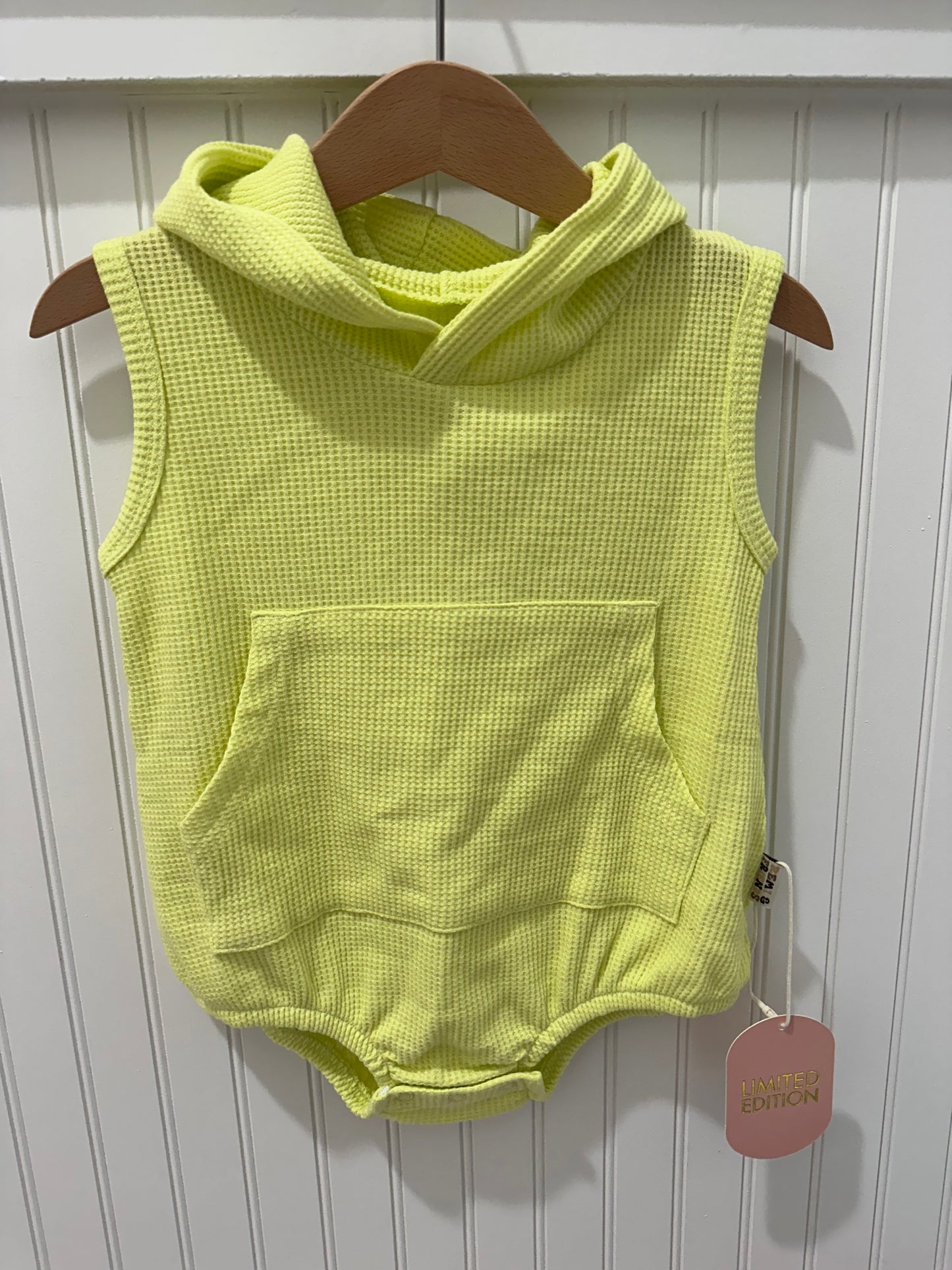 Waffle Hooded Tank Bubble