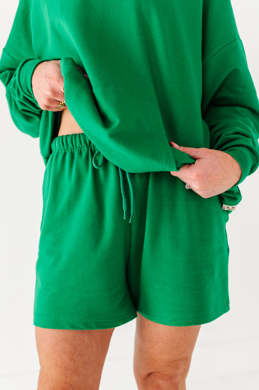 Pine Adult Sweat Shorts