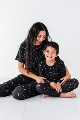 Night Sky Ribbed Long Sleeve Jogger Set(EST SHIP TIME 1-2 WEEKS)