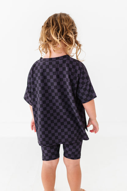 Harlan Check Ribbed Biker Play Set