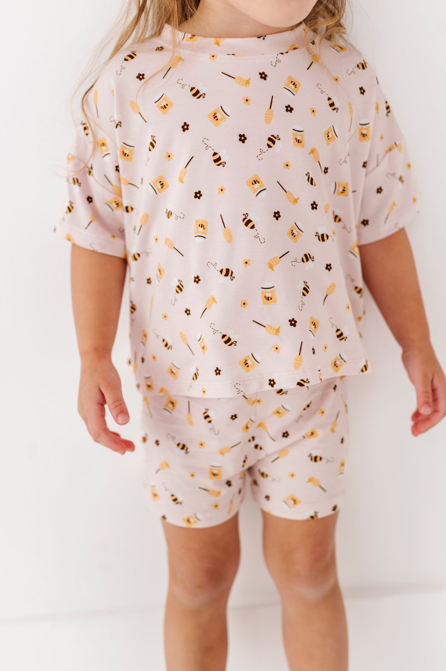 Local Honey Drawstring Short Set