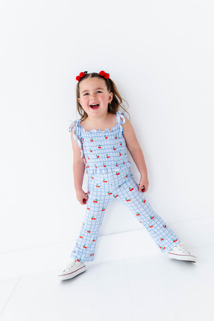 Cherry Pop Picnic Smocked Set