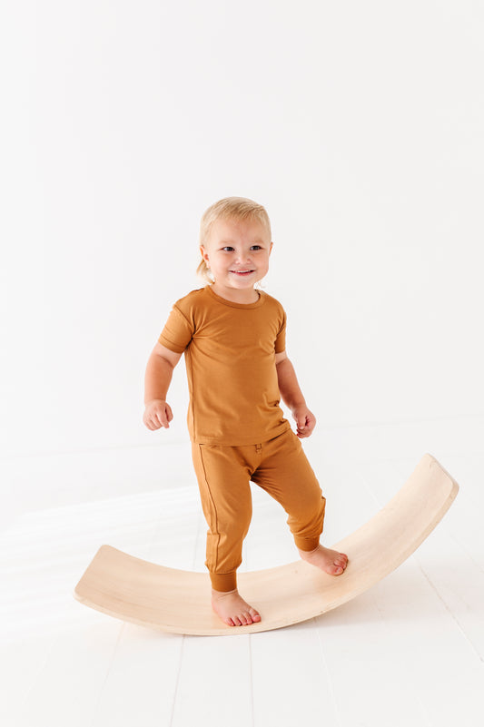 Cinnamon Neutrals Kids Jogger Set