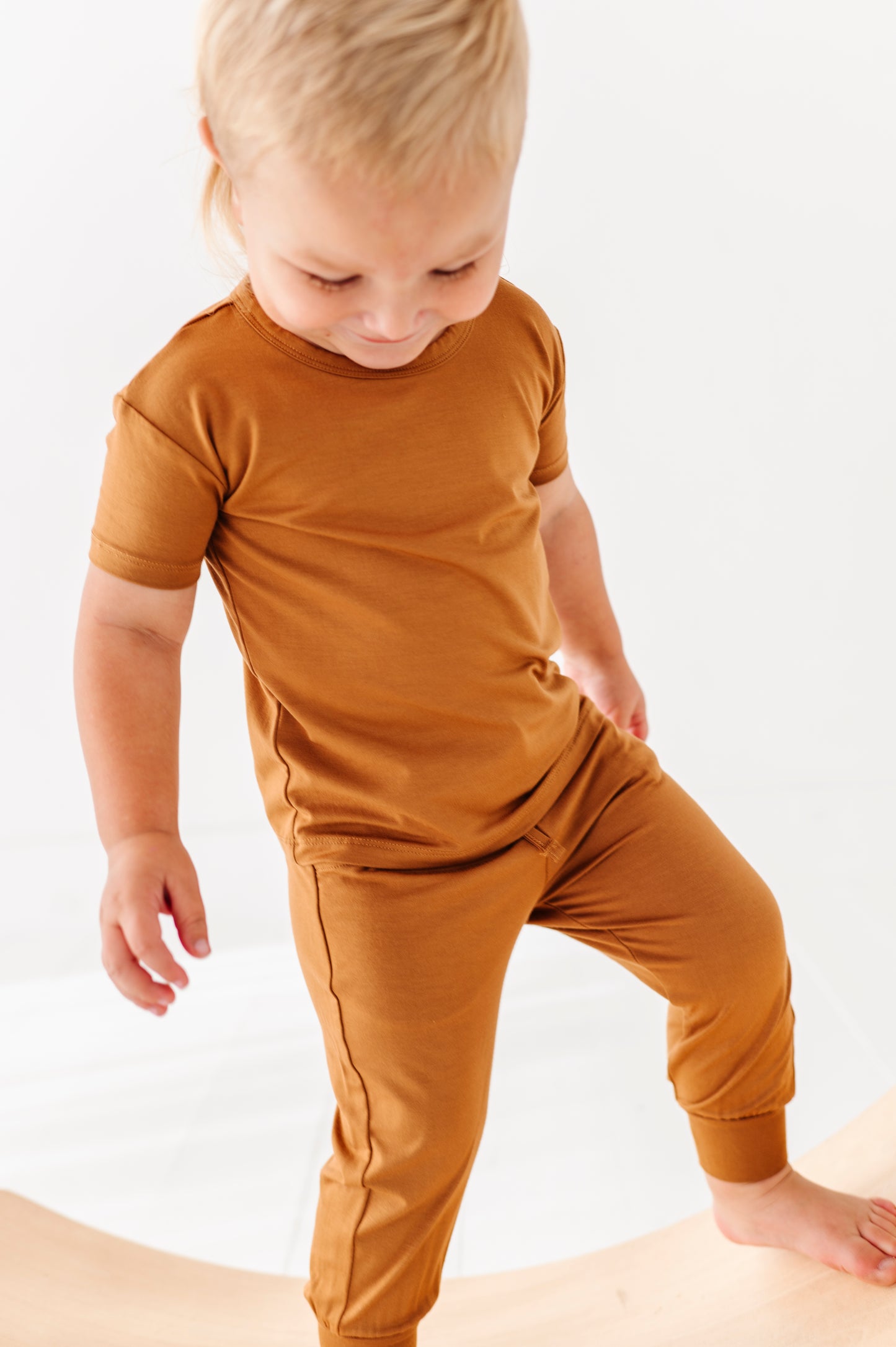 Cinnamon Neutrals Kids Jogger Set