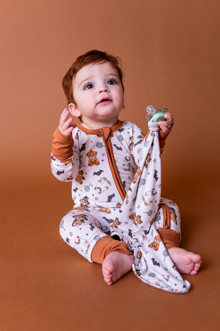 Boo Bear Bash Paci Lovey (EST SHIP TIME 1-2 WEEK)
