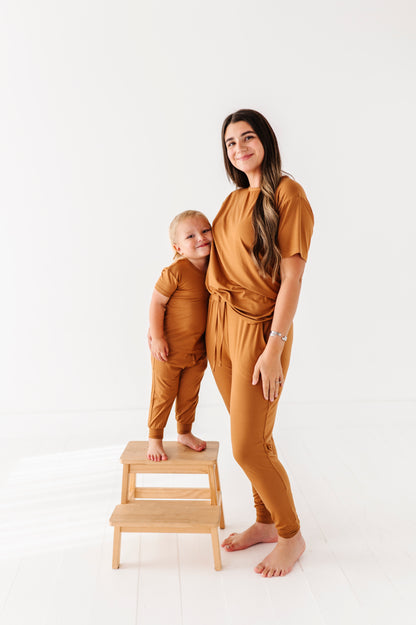 Cinnamon Neutrals Kids Jogger Set