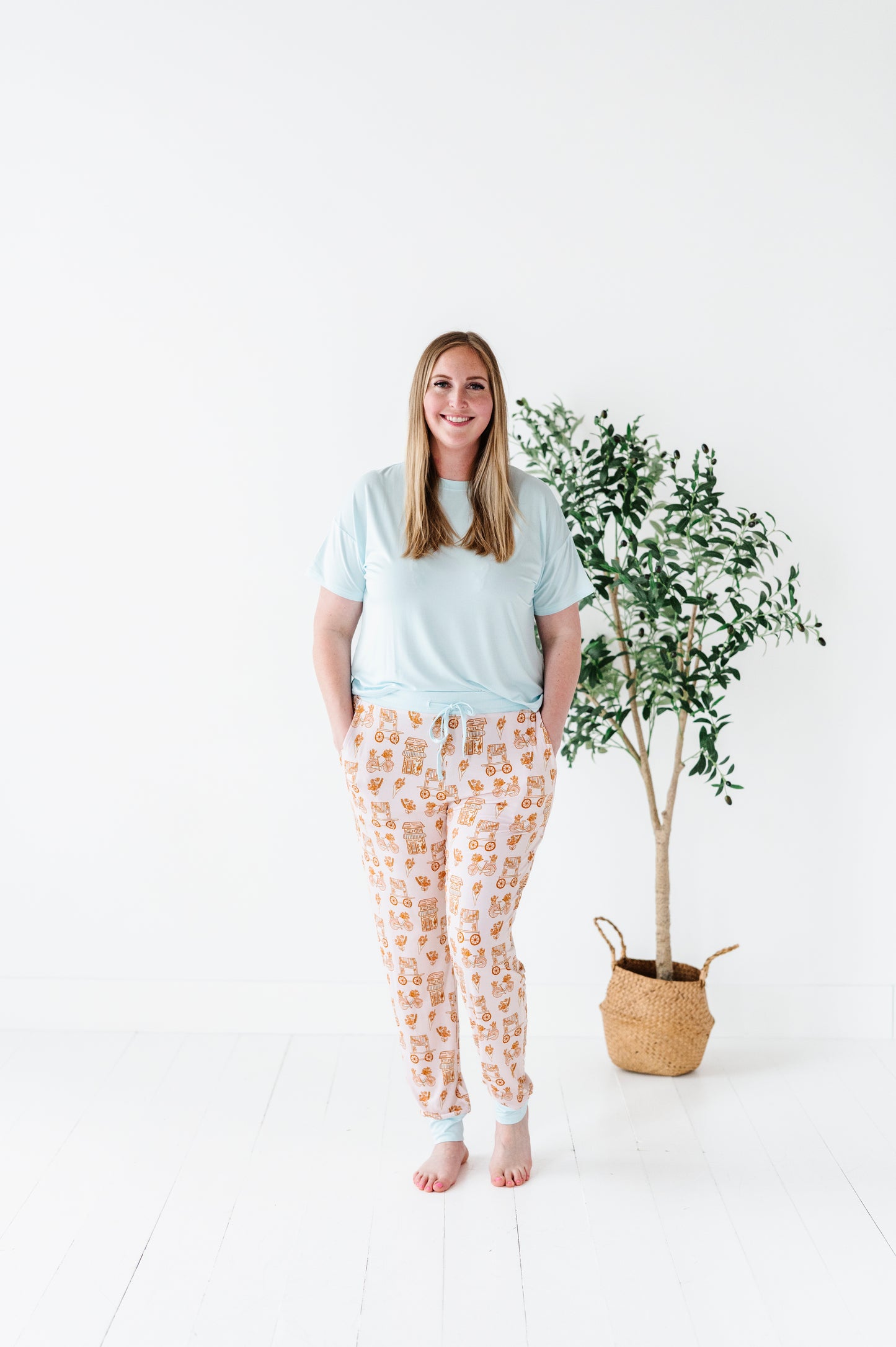 Flower Cart Adult Jogger Pant