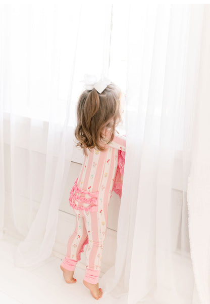 Nora Stripes Ruffle Zippy