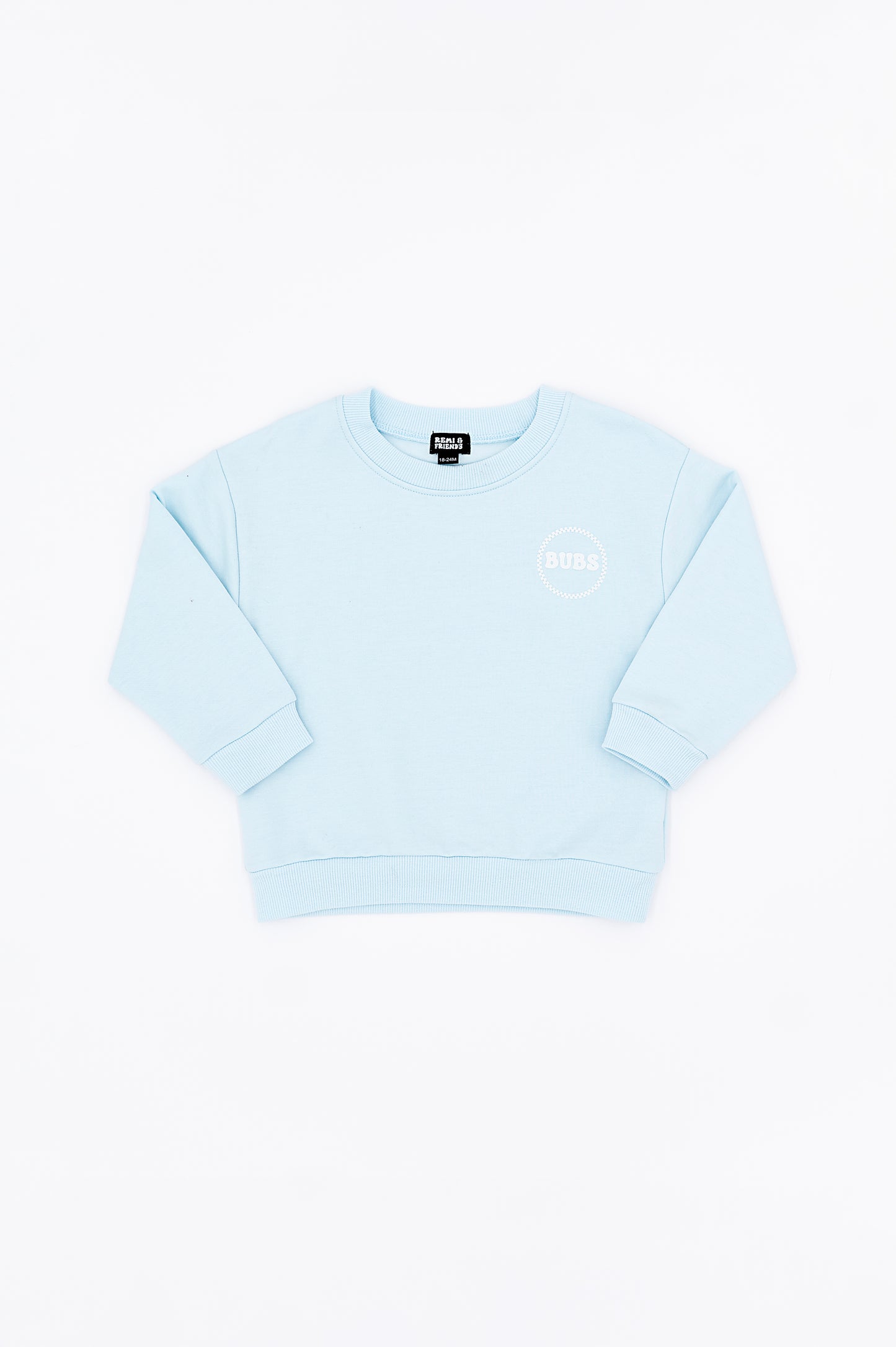 Bubs Blue Crewneck