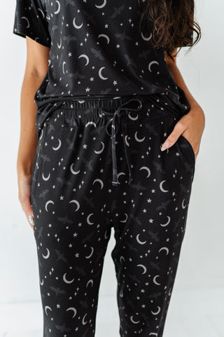 Night Sky Ribbed Adult Jogger Set (EST SHIP TIME 1-2 WEEKS)