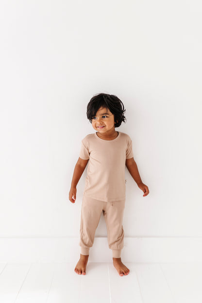 Sand Neutrals Kids Jogger Set