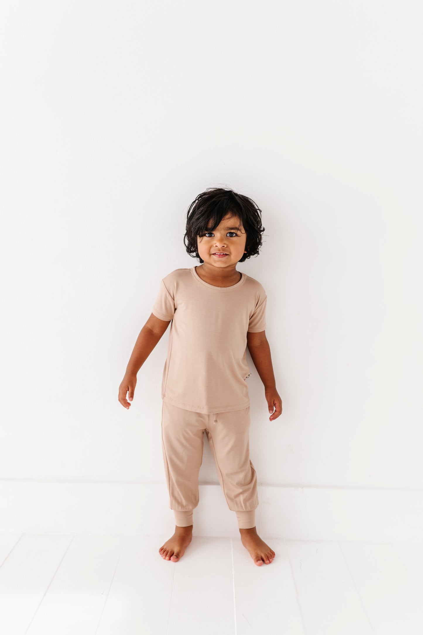 Sand Neutrals Kids Jogger Set