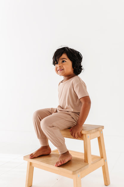 Sand Neutrals Kids Jogger Set