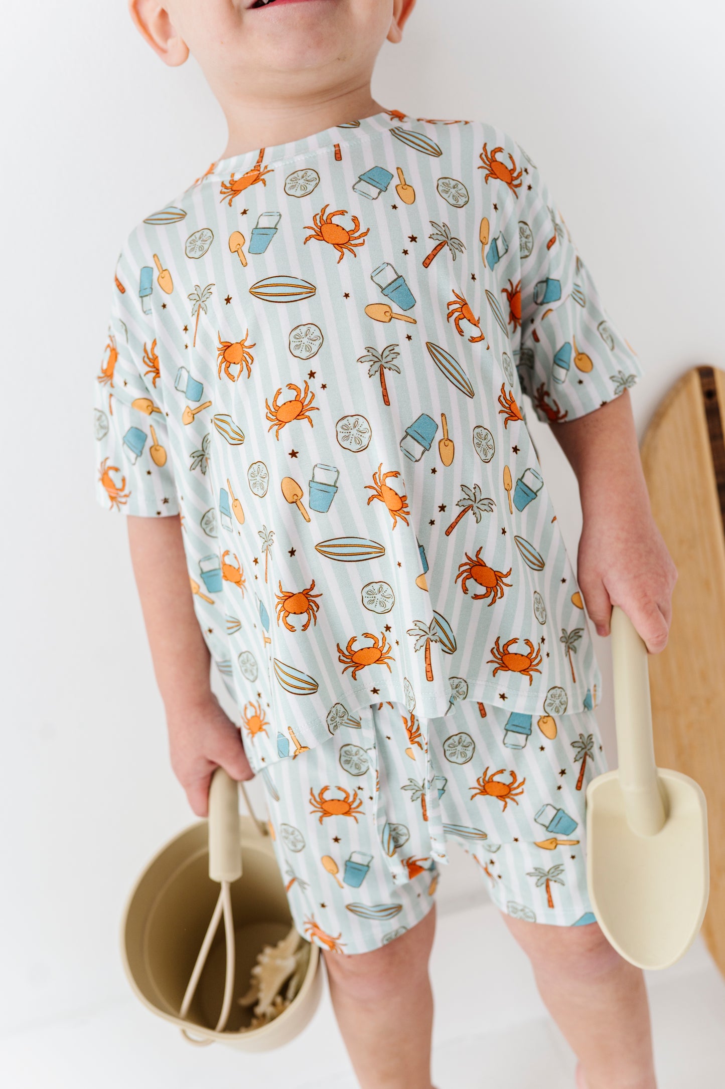 Crabby Cabana Drawstring Short Set