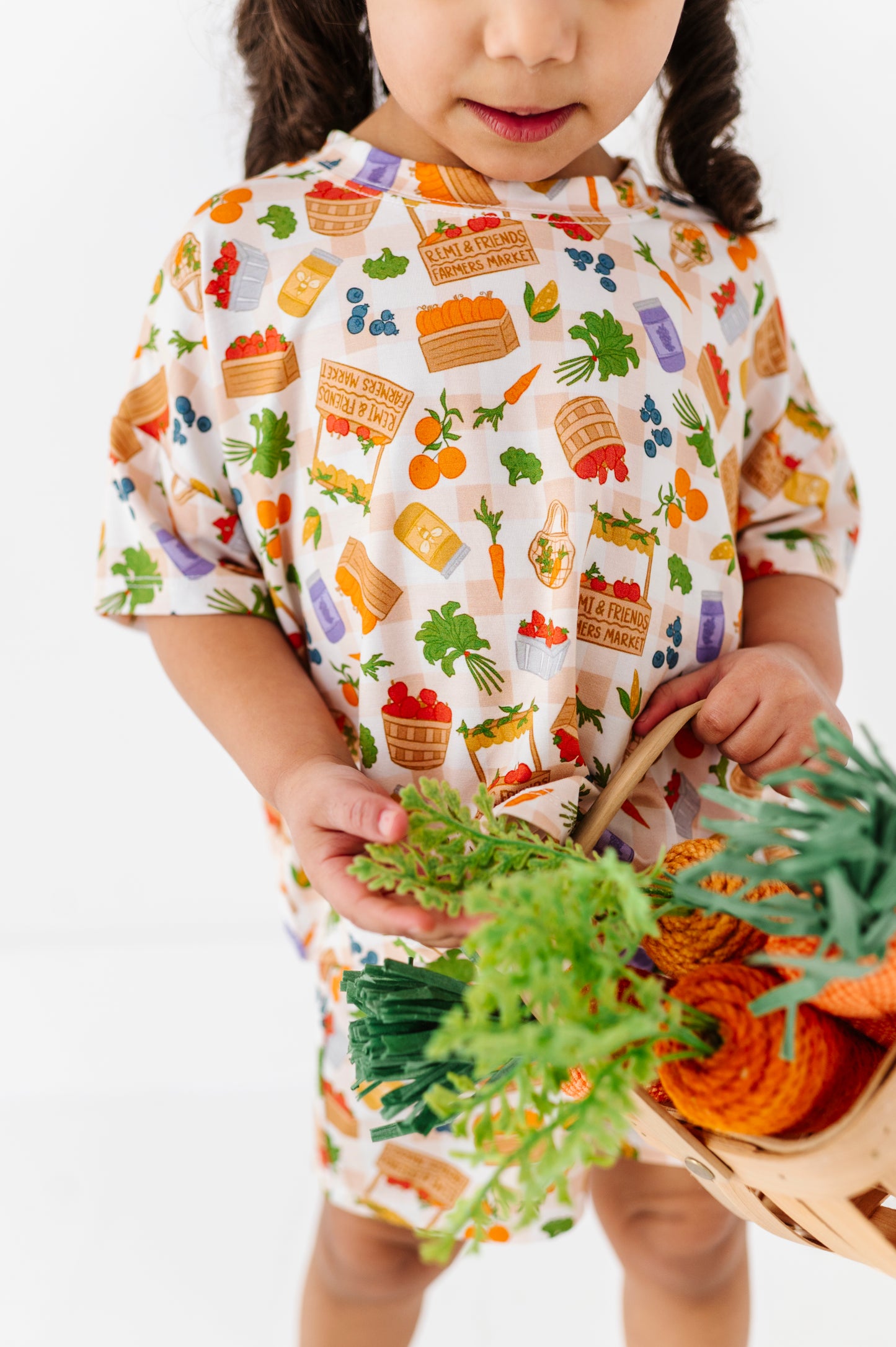 Farmers Market Drawstring Short Set