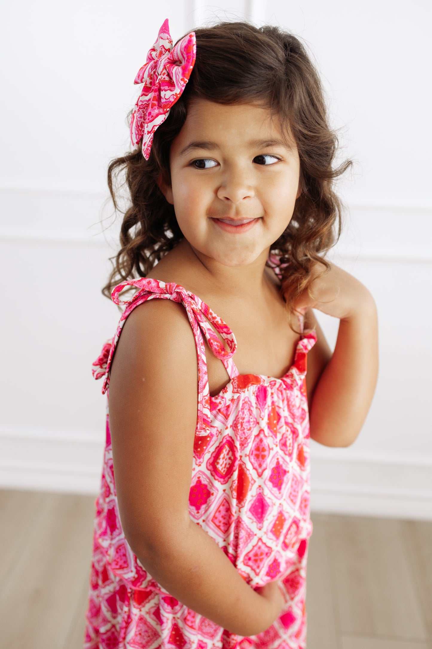 Patchwork Pretty Mini Clip Bow