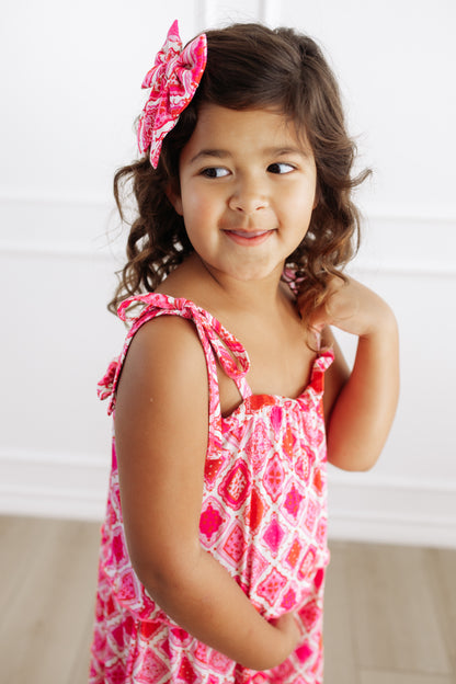 Patchwork Pretty Mini Clip Bow