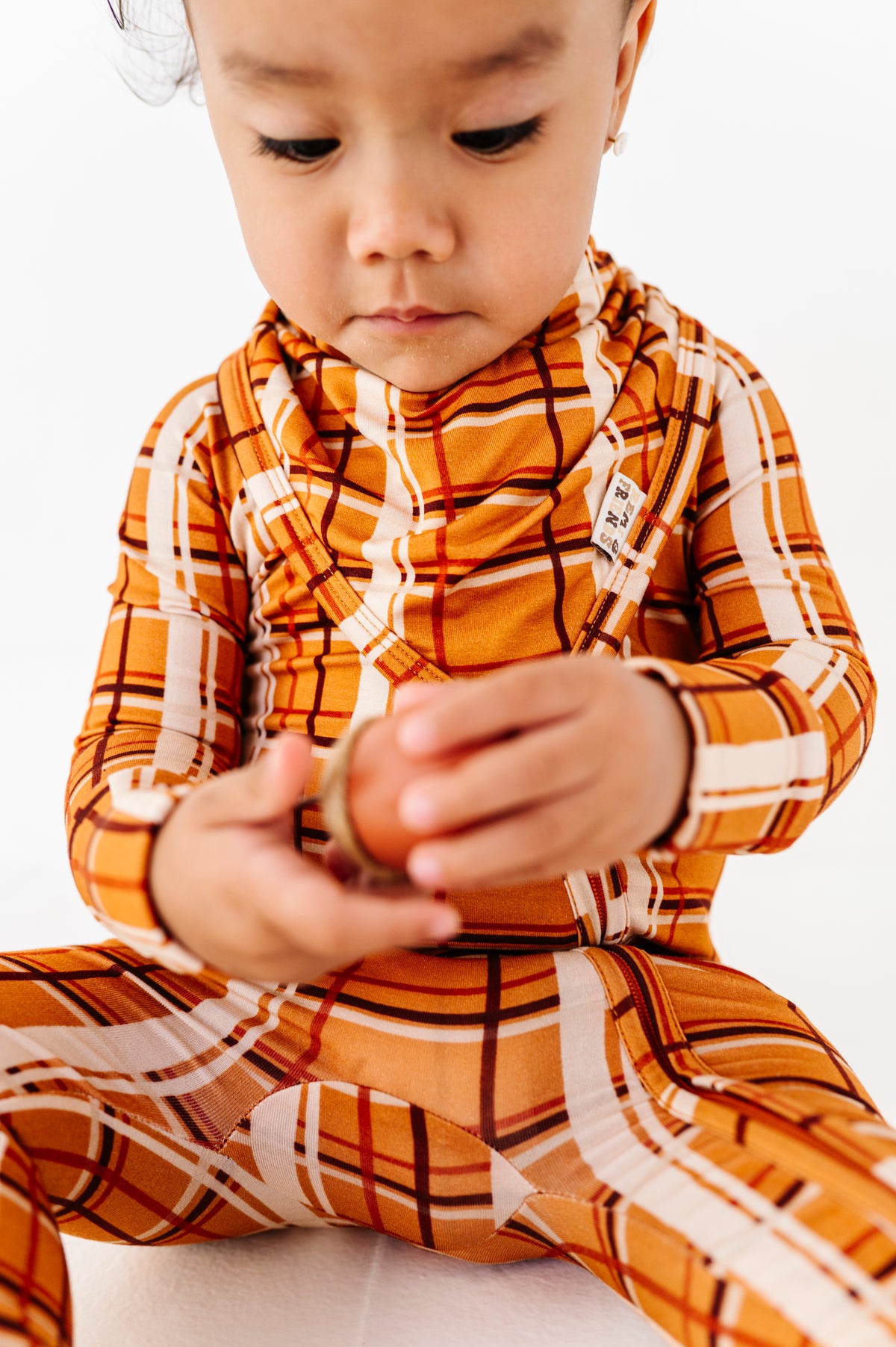 Harvest Plaid Bandana Bib (EST SHIP TIME 3-4 WEEKS)