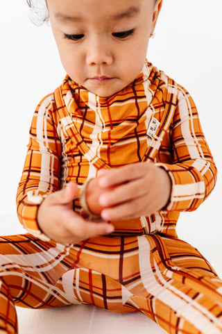 Harvest Plaid Bandana Bib (EST SHIP TIME 3-4 WEEKS)