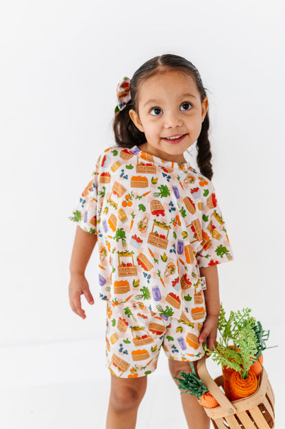 Farmers Market Drawstring Short Set