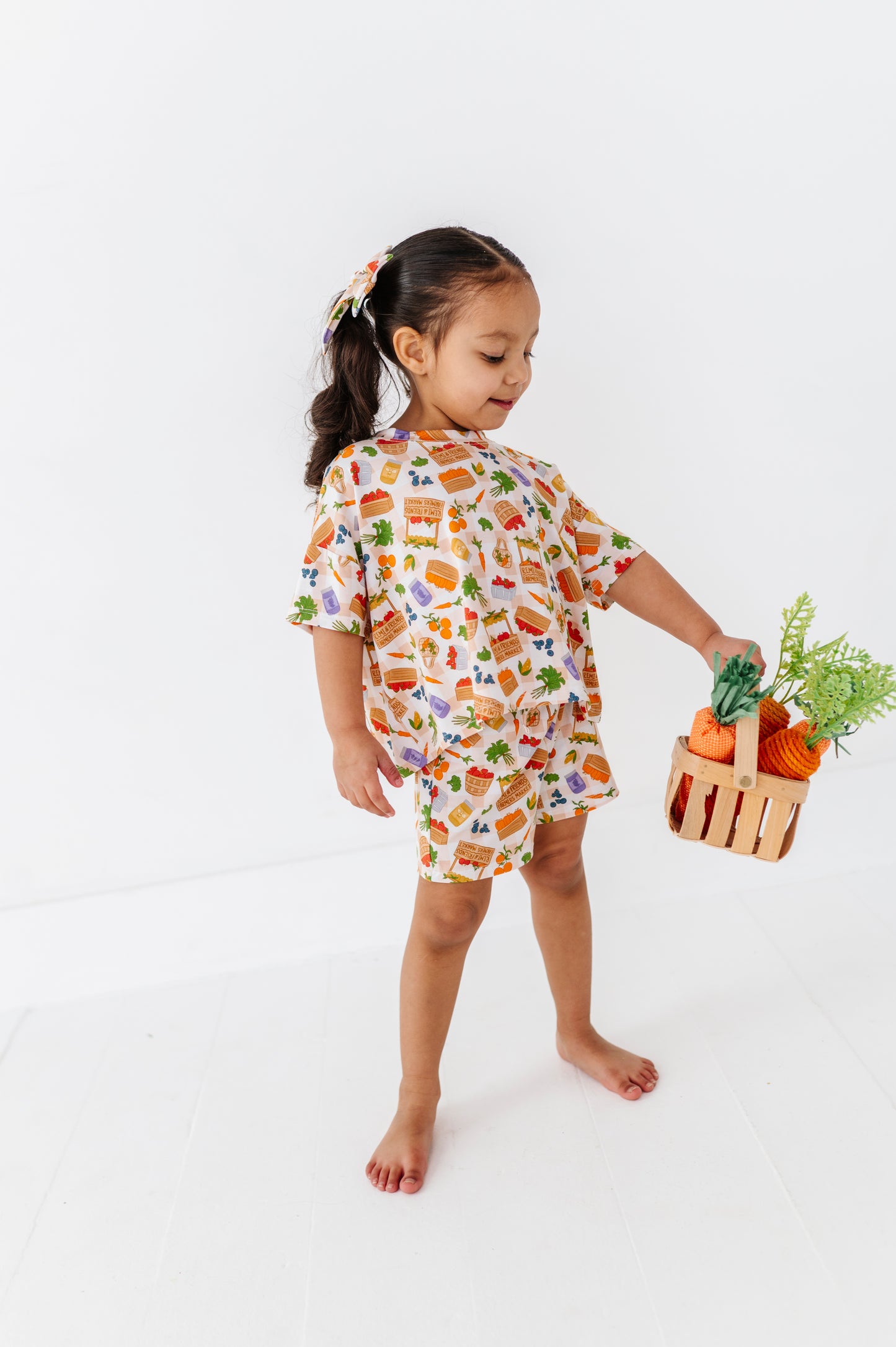 Farmers Market Drawstring Short Set