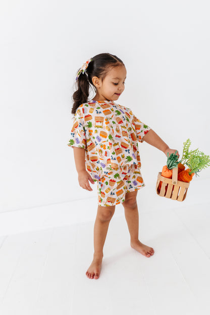 Farmers Market Drawstring Short Set