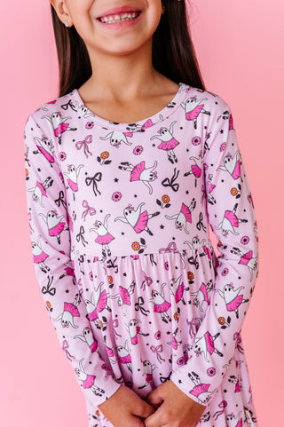 Boo-tiful Ballerinas Twirl Dress (EST SHIP TIME 1-2 WEEK)