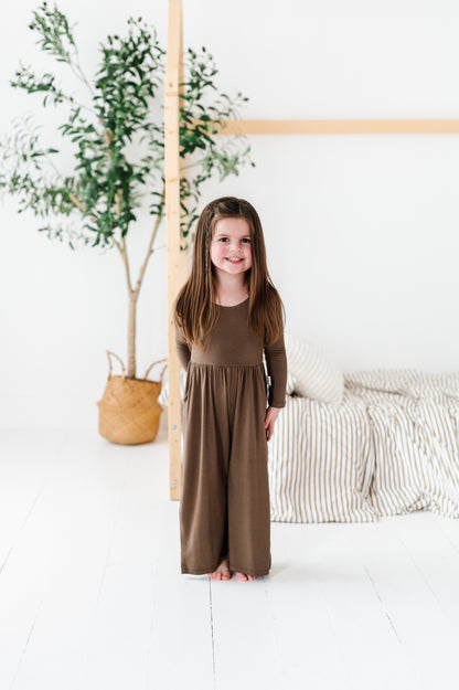 Earth Tones Wide Leg Romper