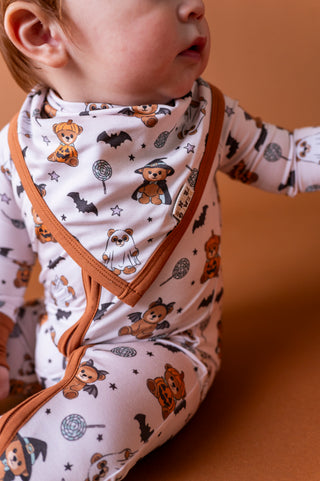 Boo Bear Bash  Bandana Bib (EST SHIP TIME 1-2 WEEK)