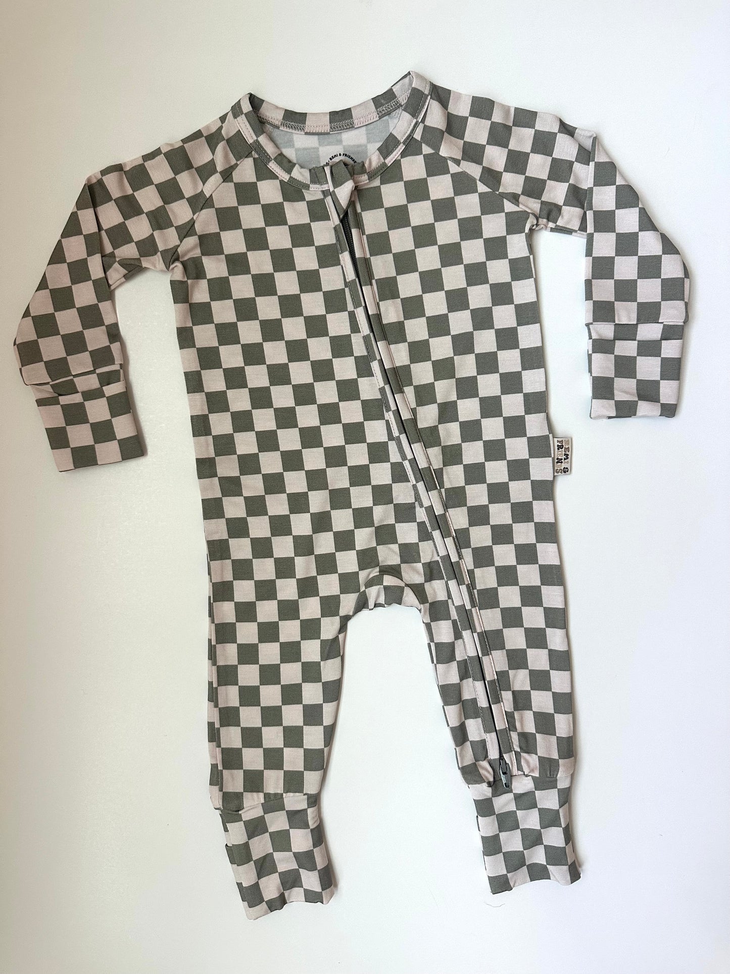 Forest Check Zippy Romper