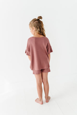 Mesa Drawstring Waffle Knit Set