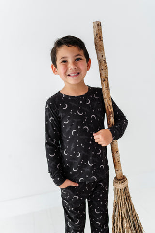 Night Sky Ribbed Long Sleeve Jogger Set(EST SHIP TIME 1-2 WEEKS)