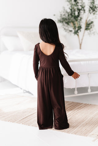 Espresso Neutrals Wide Leg Romper