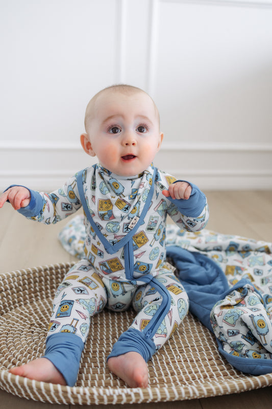 Jet Blue Skies Zippy