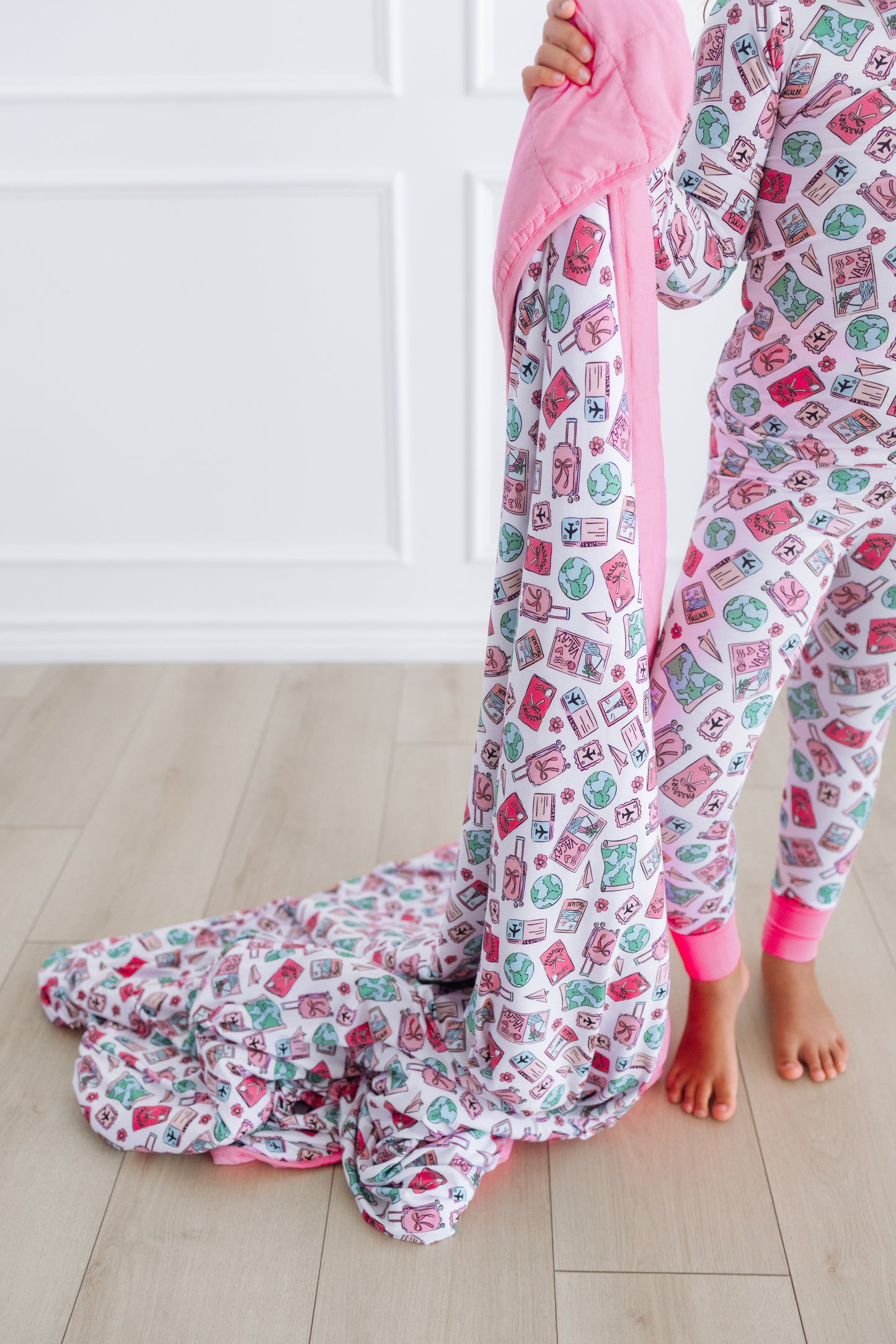 Passport to Paris Cloud Quilted Blanket