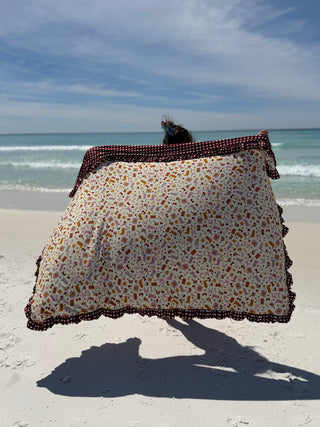 Howdy Honey 60X60 Ruffle Blanket