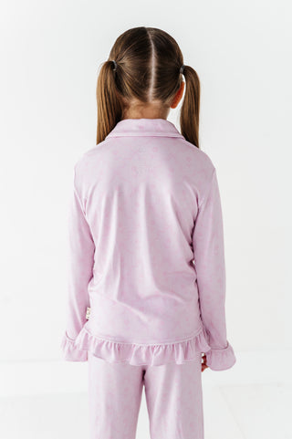 Rosewater Ruffle Button Up Set