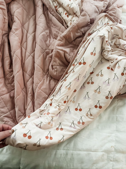 Cherry Chic Quilted Cloud Blanket
