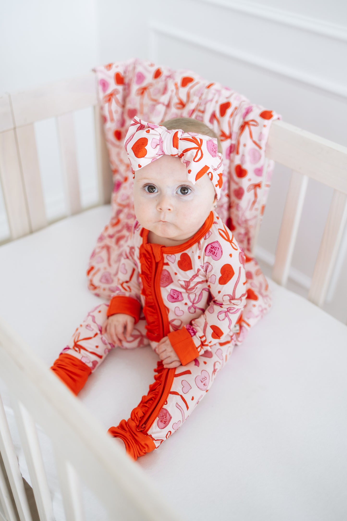 Sweetheart Ribbons Top Knot Bow