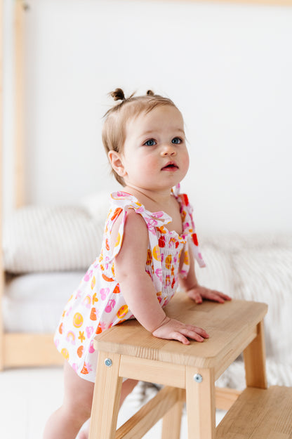 Tutti Fruti Smocked Bubble Dress