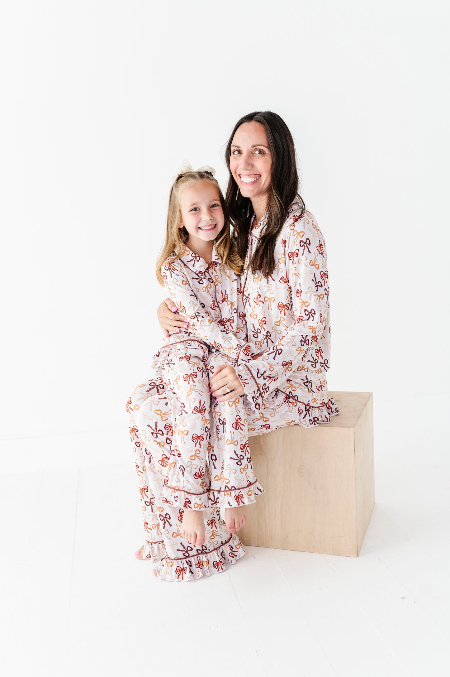 Autumn Ribbons Ruffle Button Up Set (EST SHIP TIME 3-4 WEEKS)