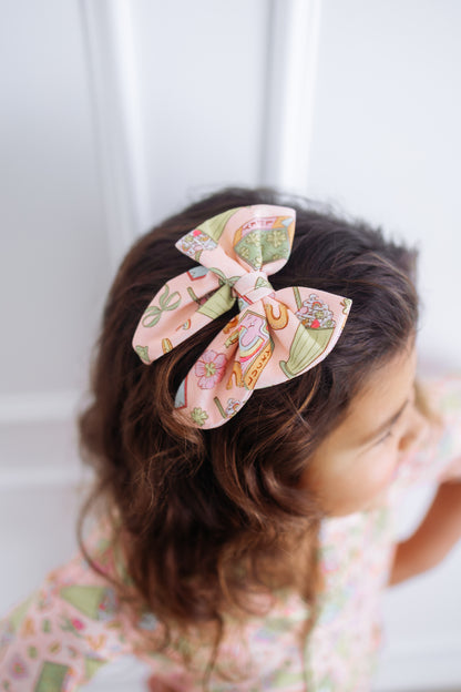 Shamrock Shakes Mini Clip Bow