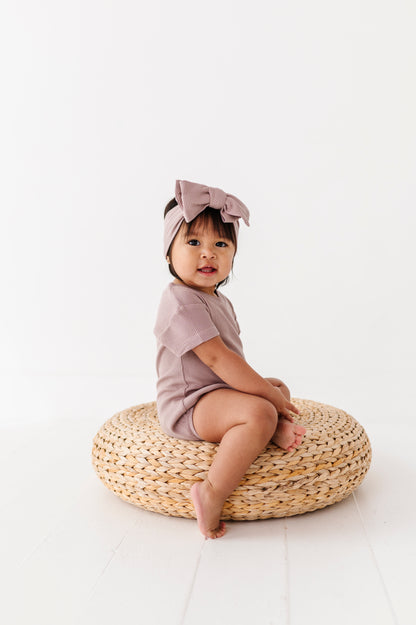 Solid Waffle Knit Bubble
