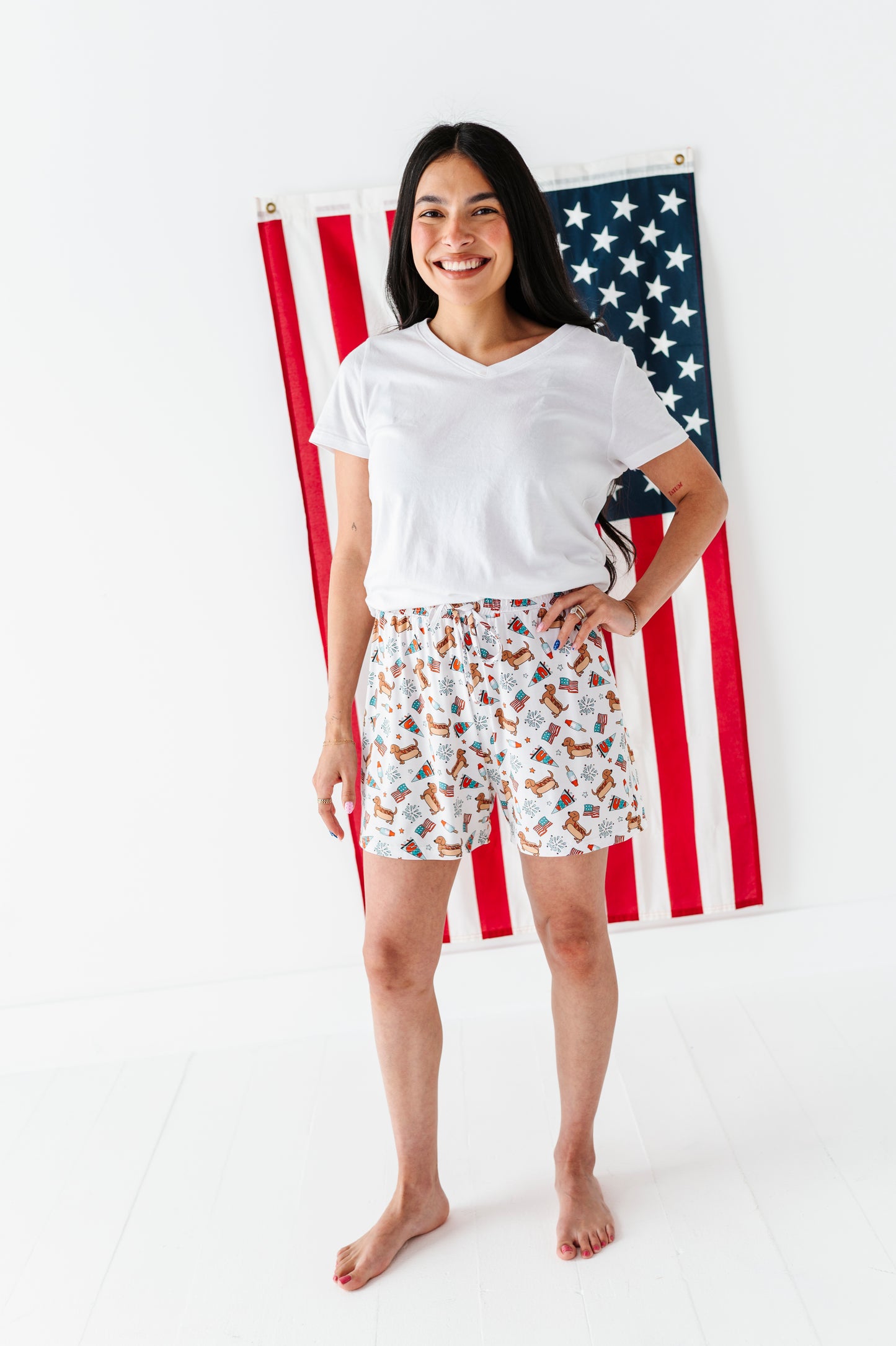Hot Diggity Dog Adult Drawstring Short