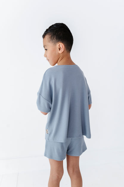 Harbor Drawstring Waffle Knit Set
