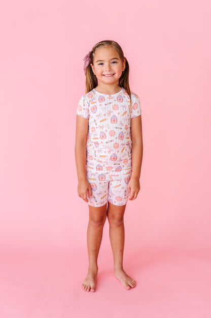 First Bell Blooms Short Set